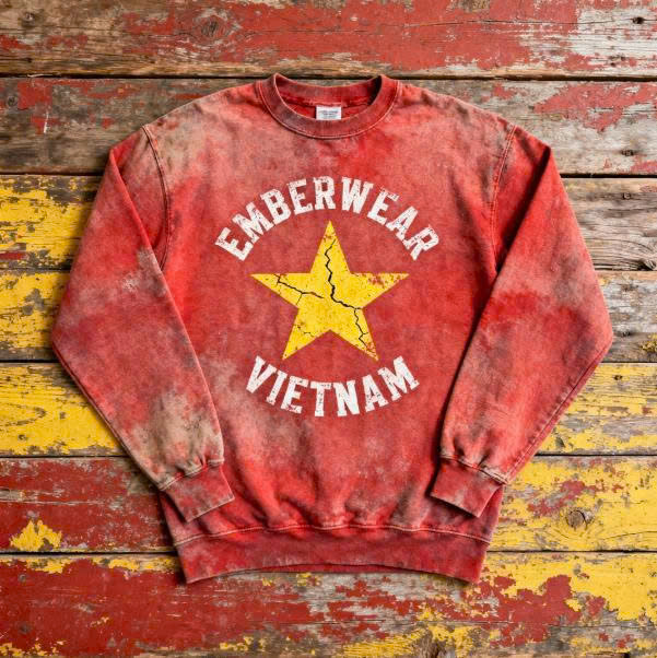 Áo Sweater Emberwear Vietnam Star