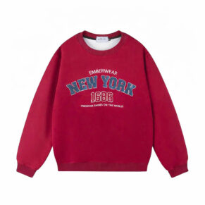 ￼Áo sweater nam nữ nỉ 2 da coton  unisex cao cấp mềm mịn đơn giản dễ phối đồ(NEWYORK)
