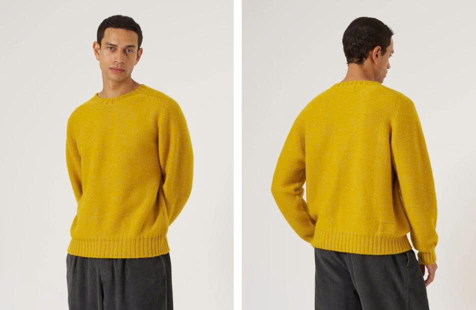 Áo sweater liền mạch Gold Shetland Wild - Ảnh 2